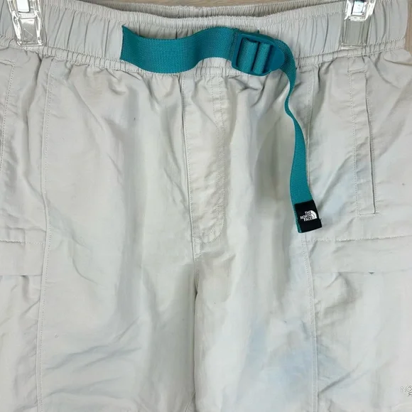 The North Face Men’s Outdoor Cargo Off White Shorts with Belt - Picture 7 of 12